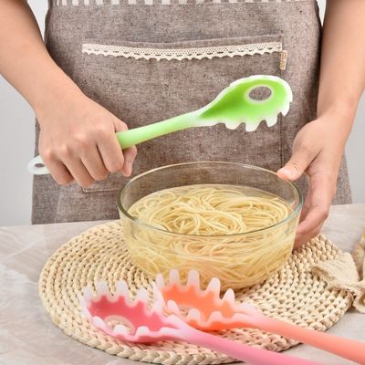 Cucchiaio di pasta in silicone portatile antiaderente per cucinare utensili da cucina ecologici