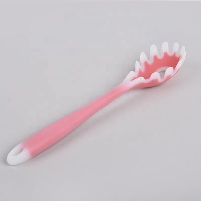 Cucchiaio di pasta in silicone portatile antiaderente per cucinare utensili da cucina ecologici