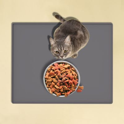 Colore personalizzato Matto per cani in silicone vassoio antiscivolo Matto impermeabile per animali da compagnia senza BPA