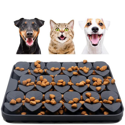 Matto di alimenti in silicone a alimentazione lenta Modello solido per cani e gatti che annusano il cuscinetto per leccare