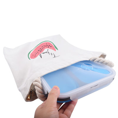 3 Compartimento Bambini Bento a prova di perdite Contenitori riutilizzabili per la conservazione degli alimenti con forchetta