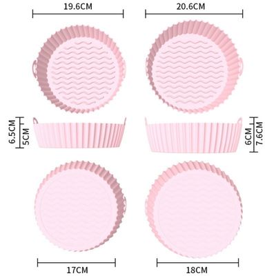 1.96cm*17cm*6.5cm Silicone Air Fryer Liner per le esigenze di cucina sostenibile e riutilizzabile