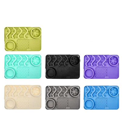 BPA-Free Silicone Pet Food Bowl Mat per cani cuccioli Resistenza alle temperature da -40 a 250