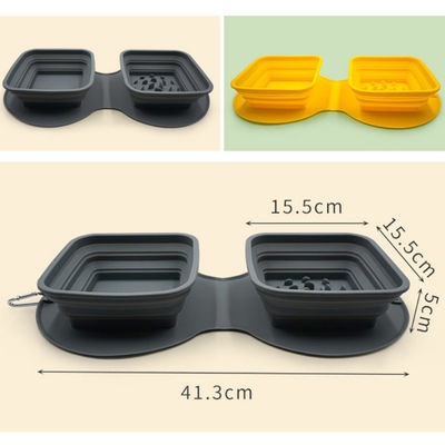 Cucine per cani in silicone per animali domestici di grado alimentare per viaggi e campeggi