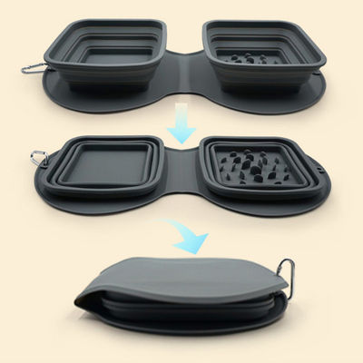 Cucine per cani in silicone per animali domestici di grado alimentare per viaggi e campeggi