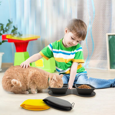 Cucine per cani in silicone per animali domestici di grado alimentare per viaggi e campeggi